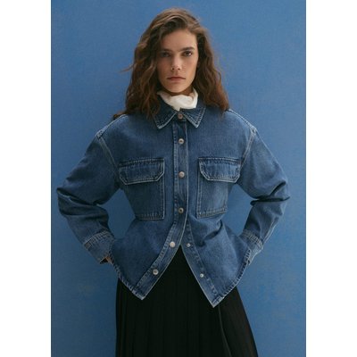 Surchemise en jean poches MANGO