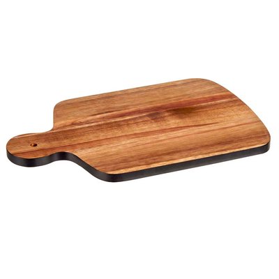Planche à découper en acacia et bords noirs 40x25.5x1.5cm WADIGA
