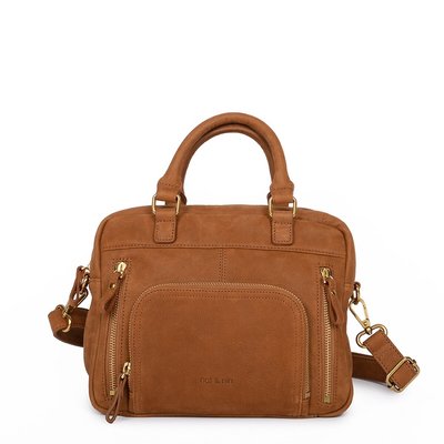 Sac à main en cuir grainé MINI MACY NAT & NIN