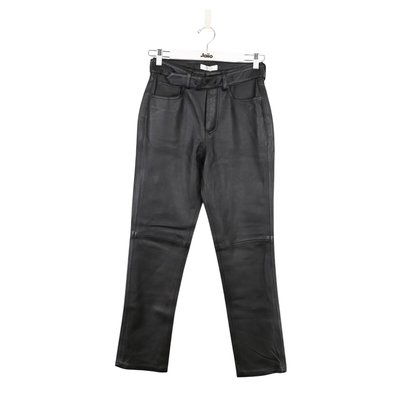 Pantalon droit en cuir - Très Bon État ANINE BING
