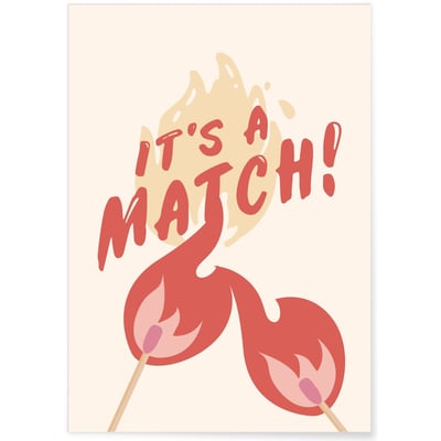 Affiche Flamme Parfaite L'AFFICHERIE