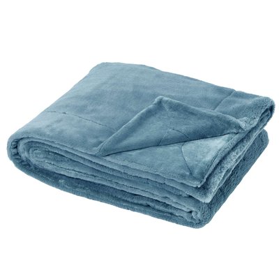 Plaid polaire double face TOISON D OR