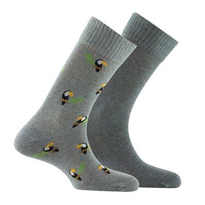 Lot de 2 paires de chaussettes en coton TOUCANS KINDY