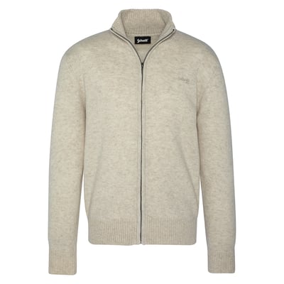 Cardigan zippé en lambswool SCHOTT