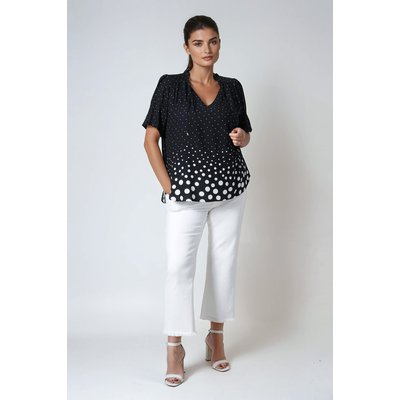 Blouse en imprimé viscose légère et base JEAN-MARC PHILIPPE