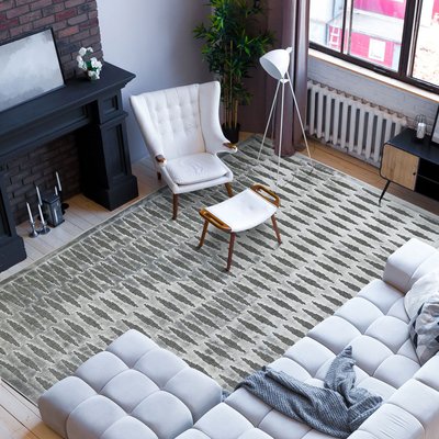 Tapis avec relief motif hizontal THE DECO FACTORY