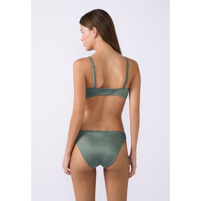 Bandeau coques fines bretelles amovibles haut de maillot irisé LUMINEUX ETAM