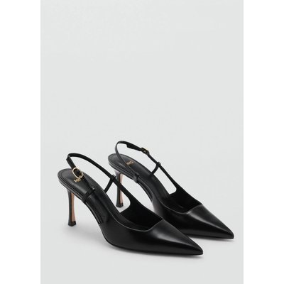 Chaussures talon cuir pointues MANGO