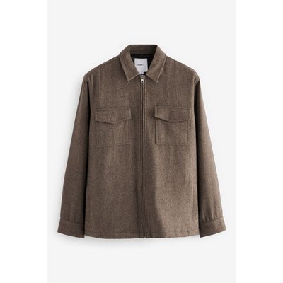 Veste-chemise matelassée zippée à deux poches NEXT