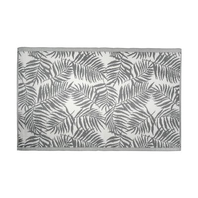 Tapis d'extérieur en polypropylène 120 x 180 cm Exotique - Gris AUBRY GASPARD
