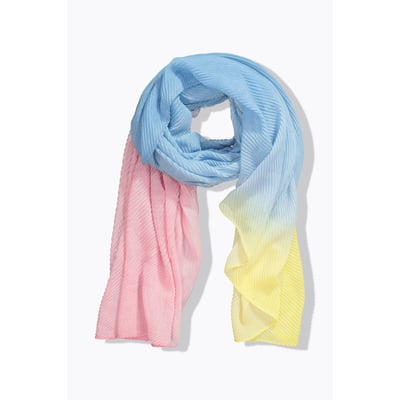 Écharpe plissée. Dégradé de couleurs ULLA POPKEN