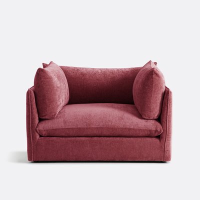 XL fauteuil Malo in getextureerd fluweel LA REDOUTE INTERIEURS