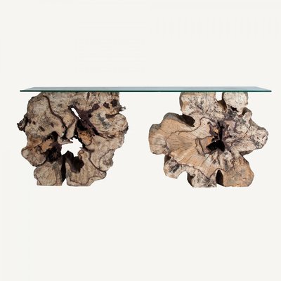 Console en bois tropical, Beyneu RECOLLECTION
