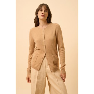 Cardigan Col Rond Sahara Katharine JUST CASHMERE