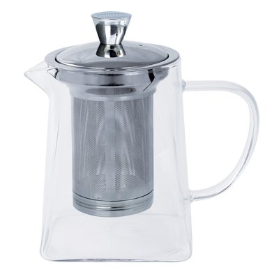 Théière Rooibos - théière en verre avec filtre dévissable inox 1.2L THÉIÈRES CRISTEL