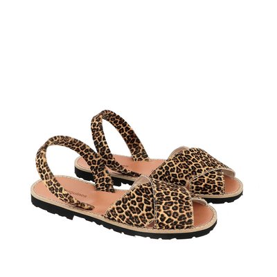 Avarca Cala Leather Sandals with Flat Heel MINORQUINES