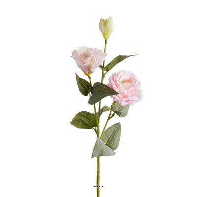 Lisianthus factice en tige H70cm D18cm 3fleur ARTIFICIELLES