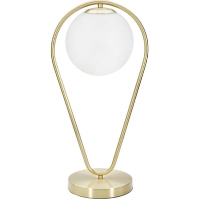 Lampe à poser en fer et verre globe GLAM RECOLLECTION