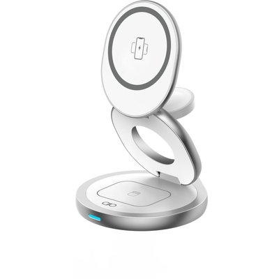 Chargeur induction MagSafe pliable 3en 1 15W FORCE POWER