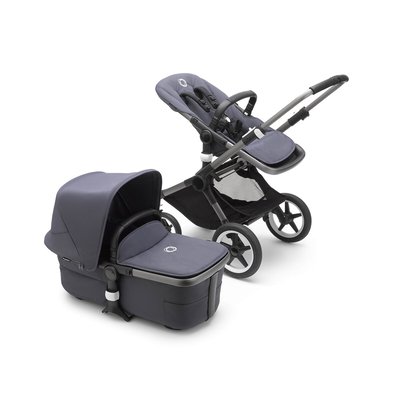 Poussette naissance 2e âge Fox 3 châssis graphite BUGABOO