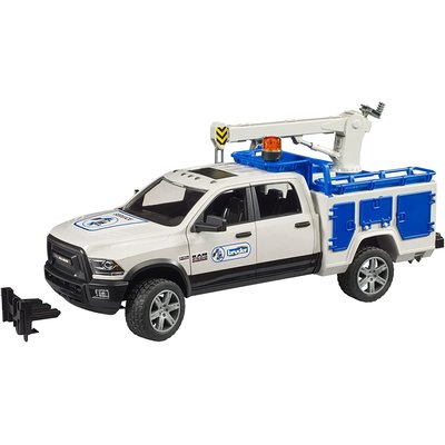 RAM 2500 Camion de service avec grue et gyrophare BRUDER