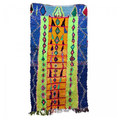 Authentique tapis berbère fait à la main en coton BOUCHAROUETTE AB UN AMOUR DE TAPIS