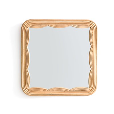 Miroir carré en rotin H52 cm, Vaguo LA REDOUTE INTERIEURS