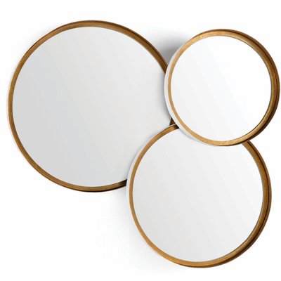 Miroir rond en verre et métal, Grustan RECOLLECTION