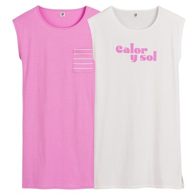 Lot de 2 chemises de nuit LA REDOUTE COLLECTIONS