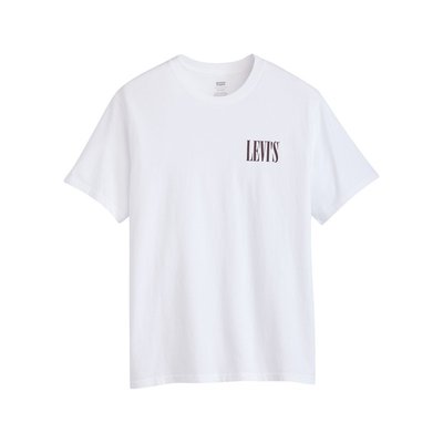 T-shirt Levi's® coton avec manches courtes et col rond blanc - Taille XL LEVI'S