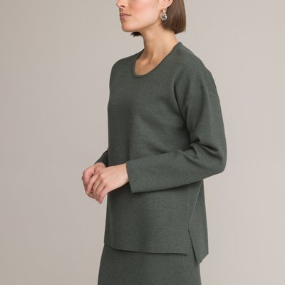 Pull col rond en maille milano ANNE WEYBURN