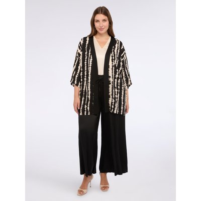 Pantalon jambe large avec taille élastiquée et cordon de serrage FIORELLA RUBINO