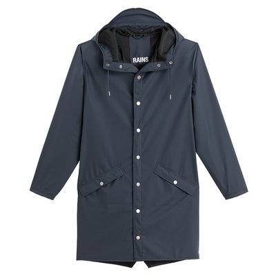 Veste zippée imperméable à capuche unisexe RAINS