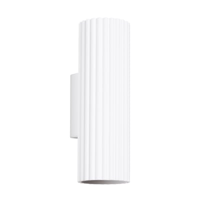 Applique Aluminium Blanc GU10 2 Karbon 20 EDEN
