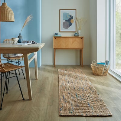 Tapis de couloir en jute bouclé coloré SARITA FLAIR RUGS