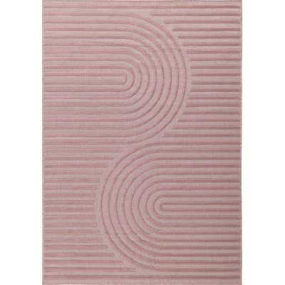 Tapis interieur exterieur à motif oval SANTORINI NAZAR RUGS