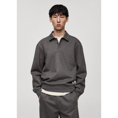 Sweat-shirt polo détail brodé MANGO MAN