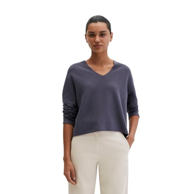 Pull-over seamless loose en pur coton bio MARC O'POLO