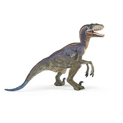 Figurine Vélociraptor bleu PAPO
