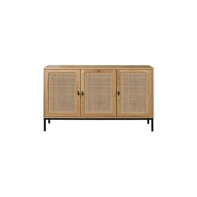 Buffet 3 Portes Cannage Rotin L120 cm - JAYA CALICOSY