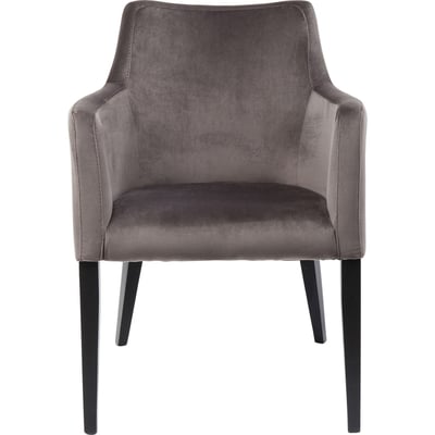 Chaise avec accoudoirs en velours, MODE KARE DESIGN