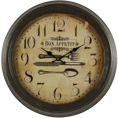 Horloge ancienne murale bon appétit DECORATION D’AUTREFOIS