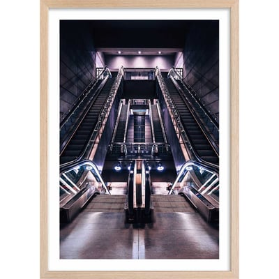 Affiche paris les halles il est 5 heures.. HEXOA