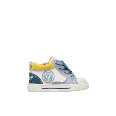 Sneakers en écopelle et tissu SHIN ZIP. FALCOTTO