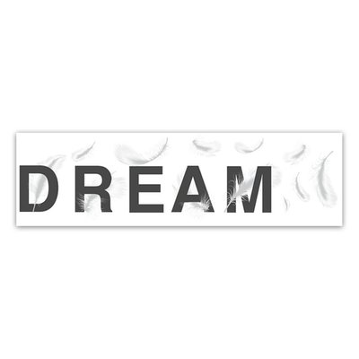 Sticker moderne Dream - 70 x 20 cm TOILINUX