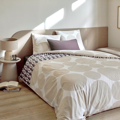 Parure housse de couette 100 %coton, Pito C DESIGN HOME TEXTILE