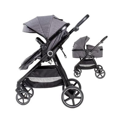 Poussette 2 en 1 Versa - Gris INTERBABY