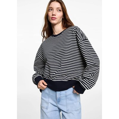Sweat-shirt coton rayures MANGO TEEN