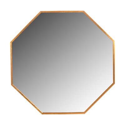 MIROIR MURAL HM9583.30 OCTOGONE CADRE EN ALUMINIUM DORÉ 55,5x2,5x55,5Hcm. STELLAMEUBLES