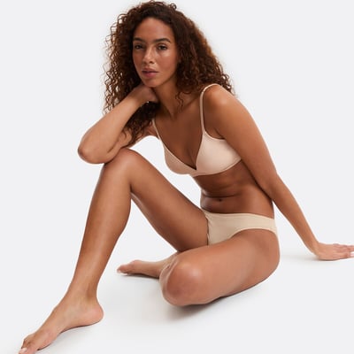 Soutien-gorge triangle tout coton uni Cottone LA REDOUTE COLLECTIONS